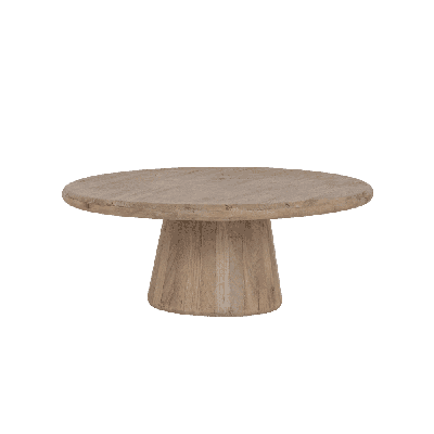 Tower Living Ronde Salontafel 'Asti' Mangohout, 90cm, kleur Naturel