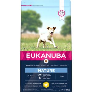 Eukanuba Mature Small Breed kip hondenvoer 3 x 3 kg