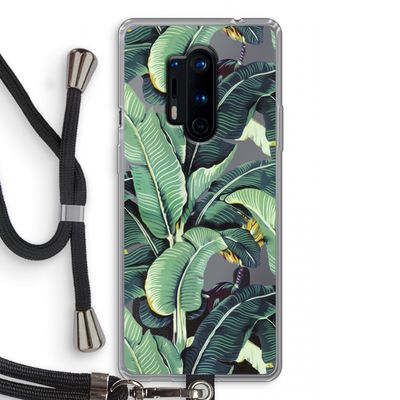 Bananenbladeren: OnePlus 8 Pro Transparant Hoesje met koord