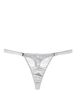 Fleur Of England string Sigrid en dentelle - Gris