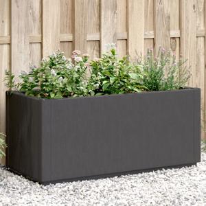 VidaXL Plantenbak 80x36x35 cm polypropeen donkergrijs