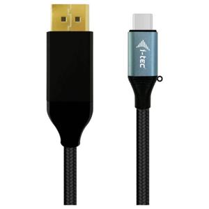 i-tec C31CBLDP60HZ USB-C-displaykabel Aansluitkabel USB-C stekker, DisplayPort-stekker 1.5 m Zwart