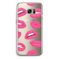 Bite my lip: Samsung Galaxy S7 Edge Transparant Hoesje