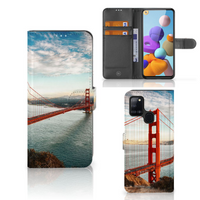 Samsung Galaxy A21s Flip Cover Golden Gate Bridge