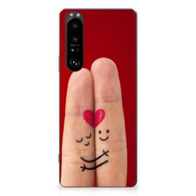 Sony Xperia 1 III | Sillicone Back Cover | Liefde - Origineel Romantisch Cadeau