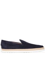 Tod's mocassins en daim - Bleu