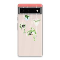 Hang In There: Google Pixel 6 Transparant Hoesje