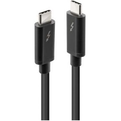 Lindy 41557 2m 20Gbit/s Zwart Thunderbolt-kabel
