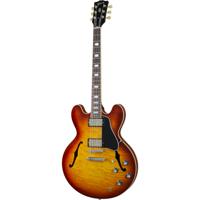 Gibson Original Collection ES-335 Figured Iced Tea semi-akoestische gitaar met koffer