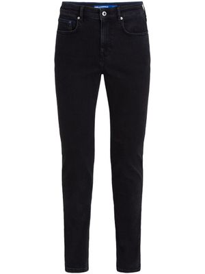 Karl Lagerfeld Jeans jean skinny à logo appliqué - Noir