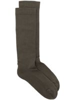 Rick Owens DRKSHDW chaussettes Luxor à logo intarsia - Vert - thumbnail