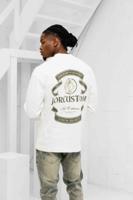 Jorcustom Ribbon Longsleeve T-Shirt Heren Wit - Maat S - Kleur: Zwart | Soccerfanshop