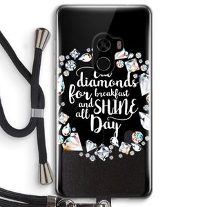 Diamonds: Xiaomi Mi Mix 2 Transparant Hoesje met koord