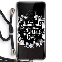 Diamonds: Xiaomi Mi Mix 2 Transparant Hoesje met koord