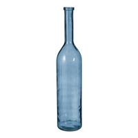 Mica Decorations Rioja Glazen Fles - H100 x Ø21 cm - Lichtblauw