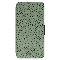 iPhone 15 Pro flipcase - Green confetti