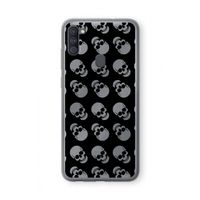 Musketon Skulls: Samsung Galaxy A11 Transparant Hoesje Musketon Skulls: Samsung Galaxy A11 Transparant Hoesje