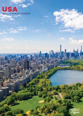 Amerika A3 Kalender 2026