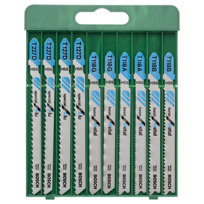Bosch Accessoires 10-delige decoupeerzaagbladenset T-schacht - 2609256745