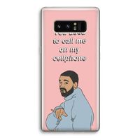 Hotline bling: Samsung Galaxy Note 8 Transparant Hoesje