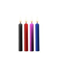 Teasing Wax Candles - Parafin - 4-pack - Mixed Colors