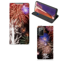 Samsung Galaxy Note20 Hippe Standcase Vuurwerk