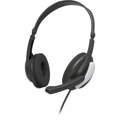 Hama On Ear headset Zwart, Zilver