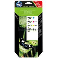 HP 940XL inktcartridge 4 stuk(s) Origineel Hoog (XL) rendement Zwart, Cyaan, Magenta, Geel - thumbnail