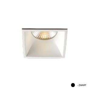 Inbouwspot BWS Lucina SQ LED 6.3x6.3x9.5 cm Zwart