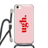 Ugh: iPhone 7 Transparant Hoesje met koord