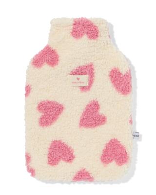 HEMA Kruik 33cm hartjes crème