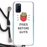 Fries before guys: Oppo A72 Transparant Hoesje met koord
