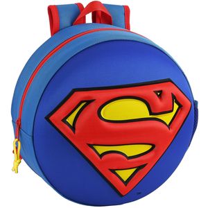 Superman Peuterrugzak 3D Logo - 31 x 31 x 10 cm - Polyester