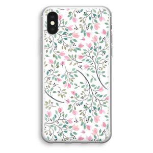 Sierlijke bloemen: iPhone X Transparant Hoesje
