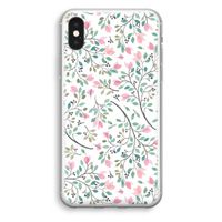 Sierlijke bloemen: iPhone X Transparant Hoesje