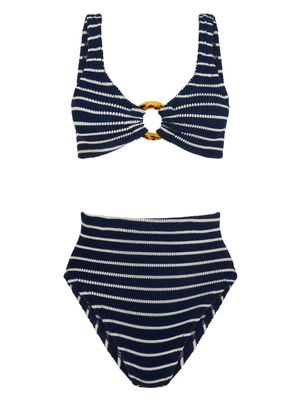 Hunza G bikini Nadine rayé - Bleu