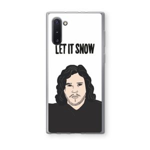 Let It Snow: Samsung Galaxy Note 10 Transparant Hoesje