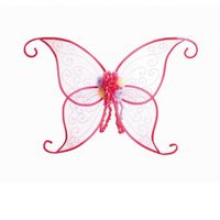Vlinder verkleedkleding vleugels roze
