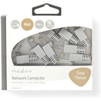 Nedis CCBW89355GY kabel-connector RJ45 Grijs