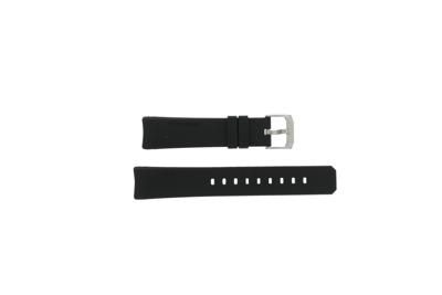 Horlogeband Tag Heuer WK111A/0 / BT0702 Rubber Zwart 20mm