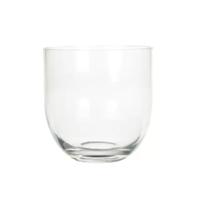 Bloemenvaas Karel - helder transparant glas - D19 x H19 cm - decoratieve vaas - bloemen/takken