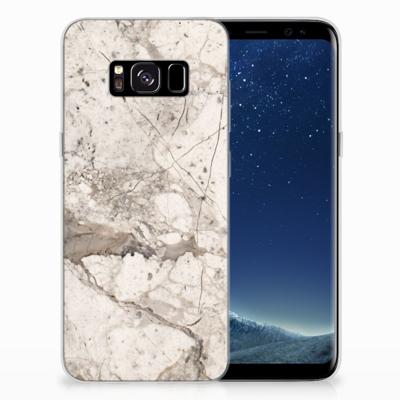 Samsung Galaxy S8 | TPU | Siliconen hoesje | Marmer Beige