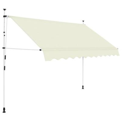 Luifel handmatig uittrekbaar 250 cm crème