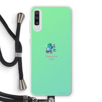 Win98: Samsung Galaxy A70 Transparant Hoesje met koord Win98: Samsung Galaxy A70 Transparant Hoesje met koord