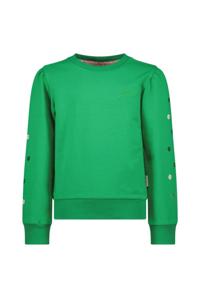 B.Nosy Meisjes sweater - Scottie - Amazon groen