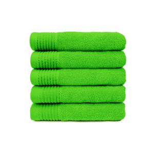 The One Badhanddoek 450 gram 70x140 Lime (5 stuks)