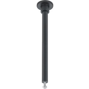 Spanningsrail Ophangset - 2 Stuks - Trion Dual - 12cm - Mat Zwart - Rond - Aluminium