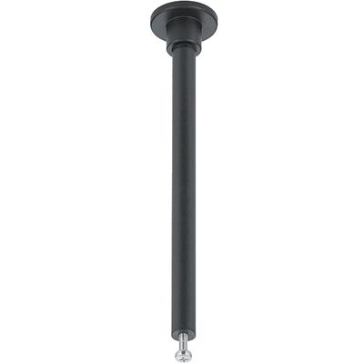 Spanningsrail Ophangset - 2 Stuks - Trion Dual - 12cm - Mat Zwart - Rond - Aluminium