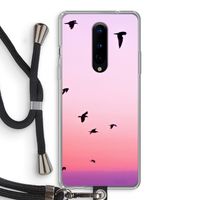 Fly away: OnePlus 8 Transparant Hoesje met koord