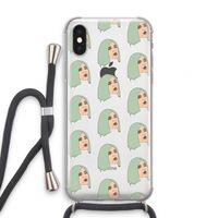 King Kylie: iPhone XS Transparant Hoesje met koord